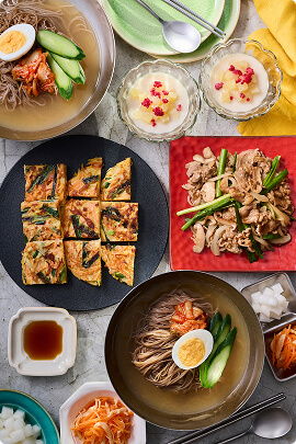 絶品！韓国冷麺＆味噌プルコギ