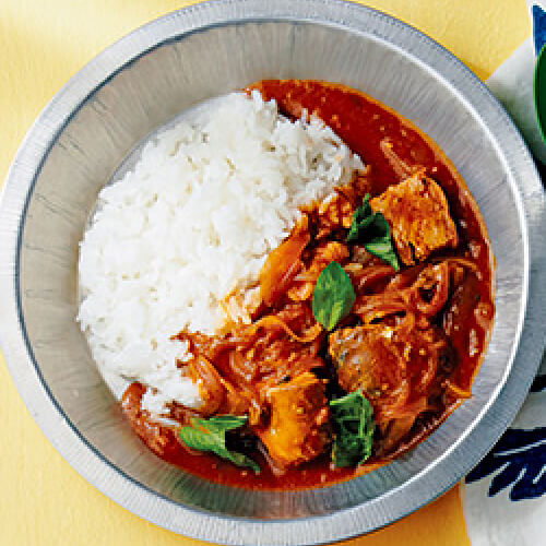 鯖のトマトカレー