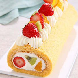 フルーツロールケーキ